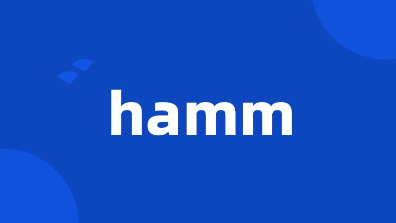 hamm
