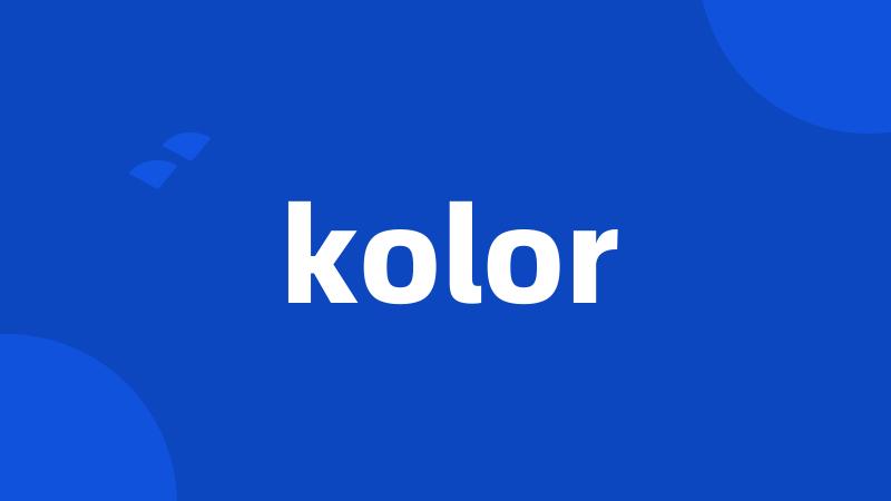 kolor