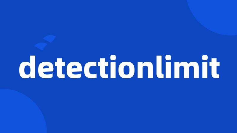 detectionlimit