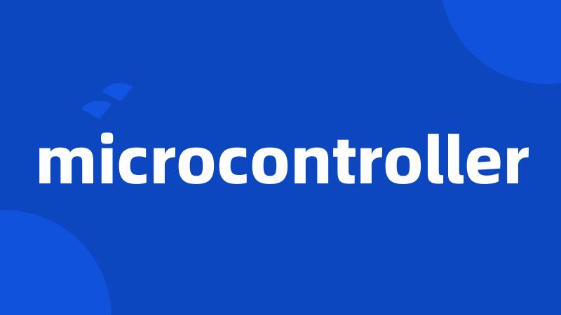 microcontroller