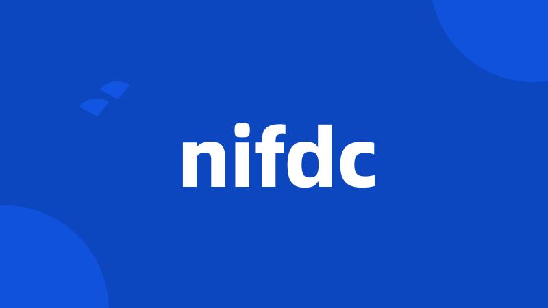 nifdc