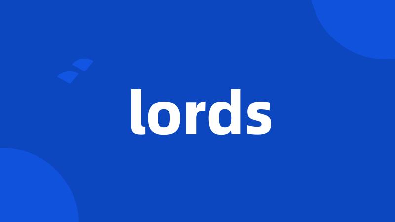 lords