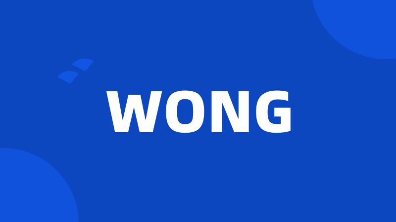 WONG