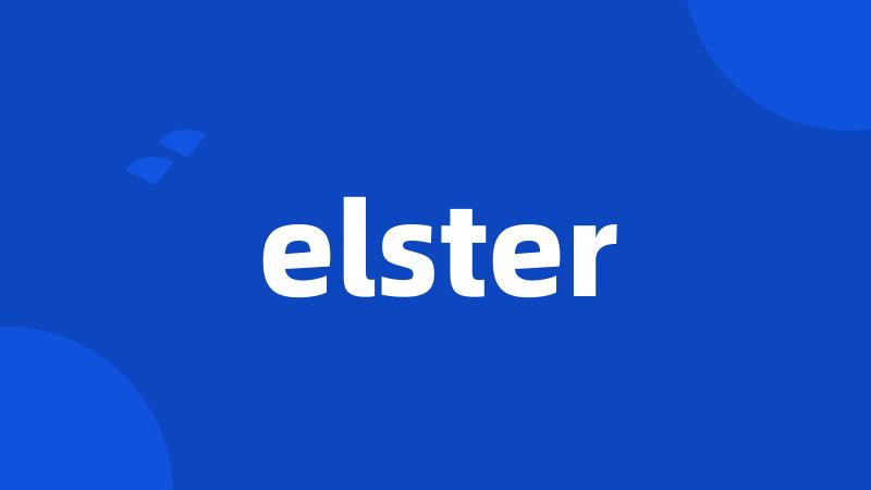 elster