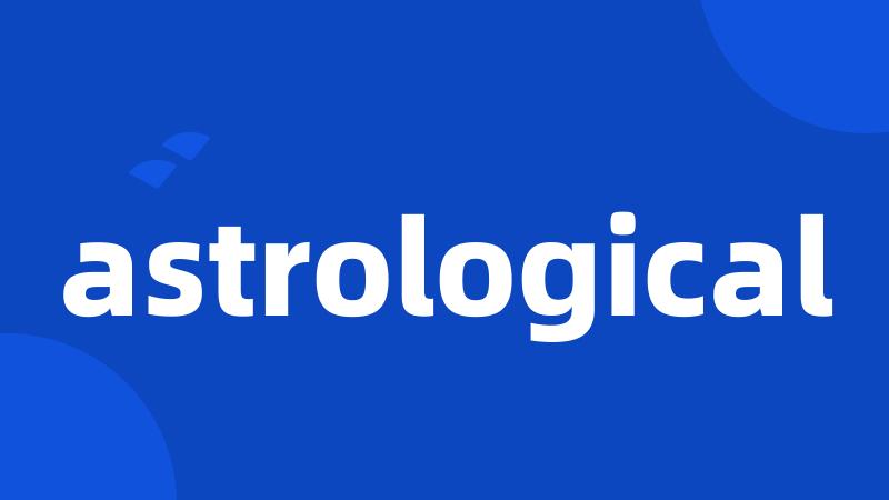 astrological