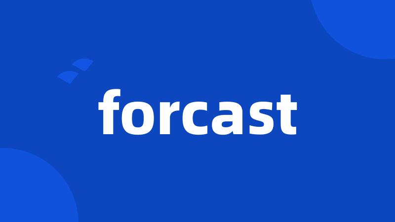 forcast