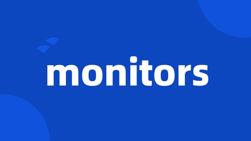 monitors