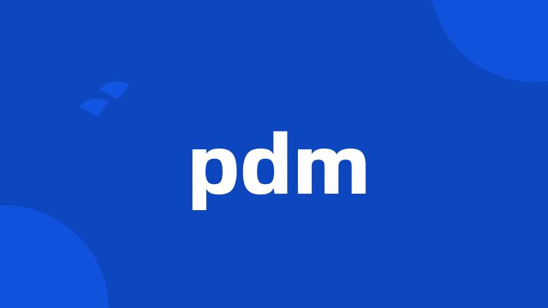 pdm