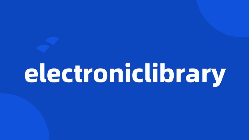 electroniclibrary