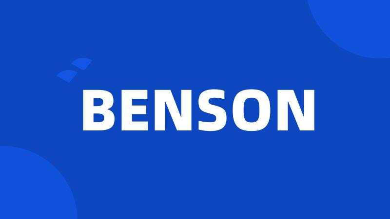 BENSON