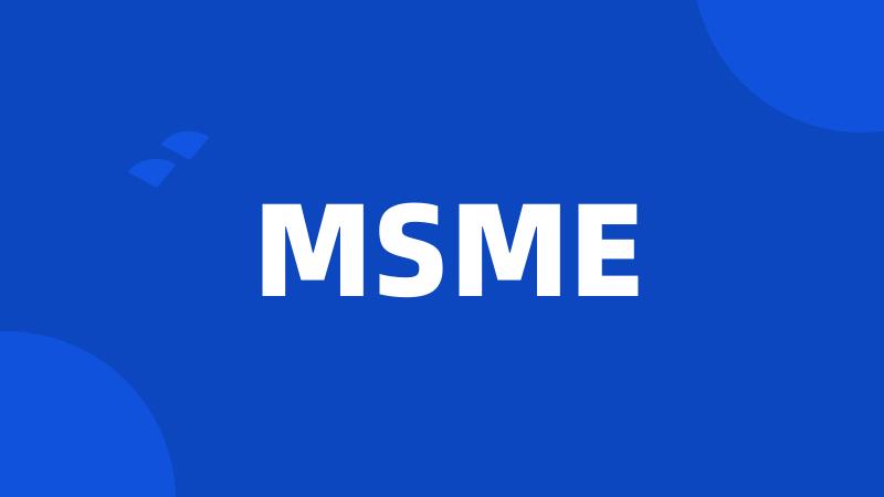 MSME