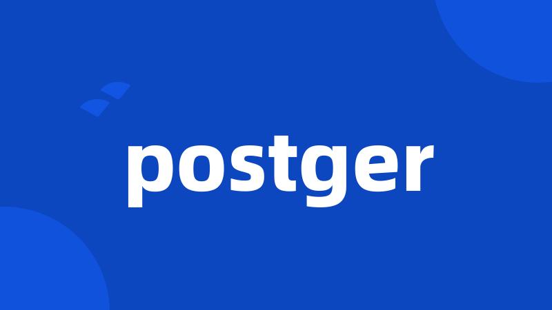 postger