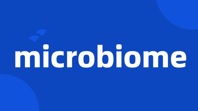 microbiome