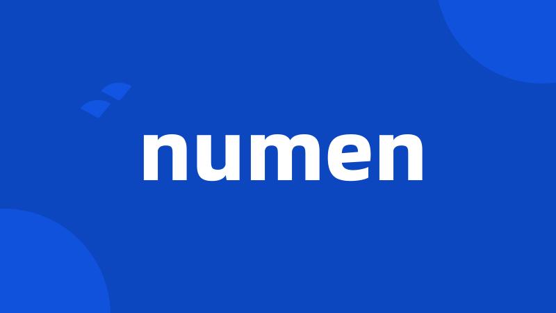 numen