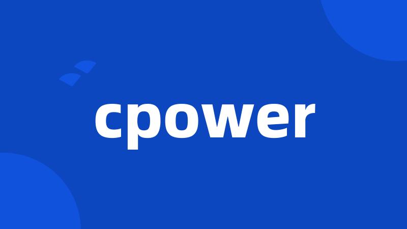 cpower