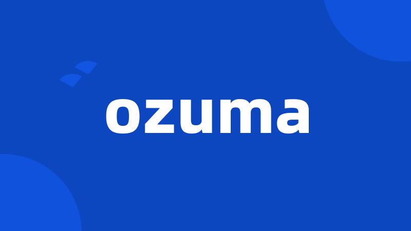 ozuma