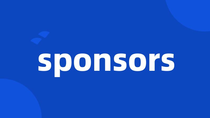 sponsors