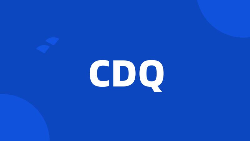 CDQ