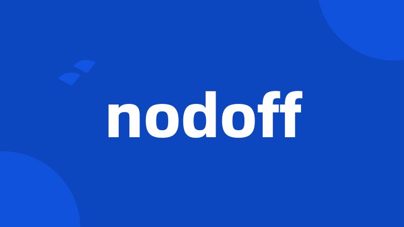 nodoff