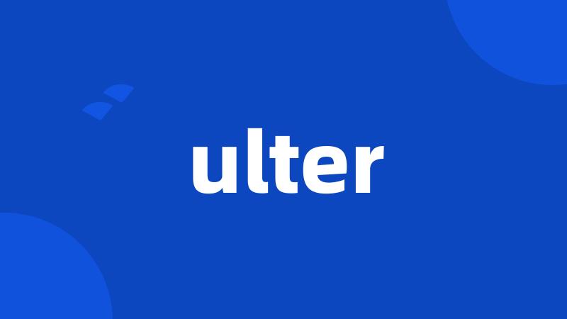 ulter