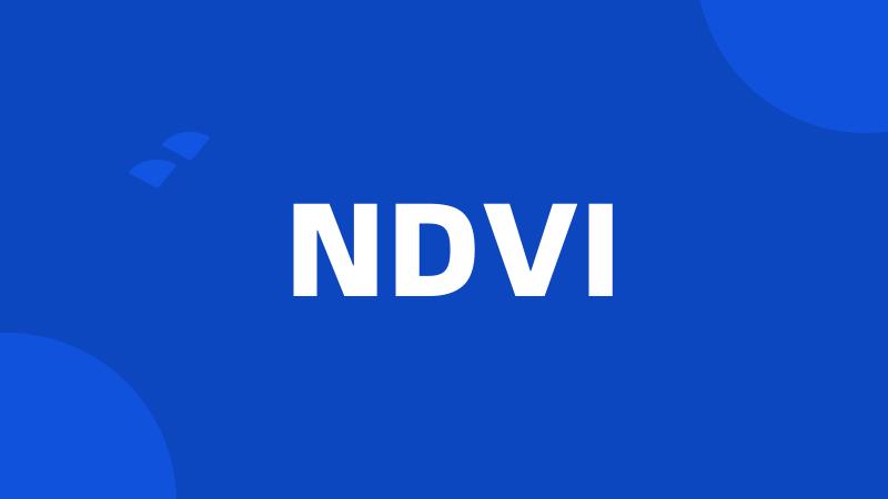 NDVI