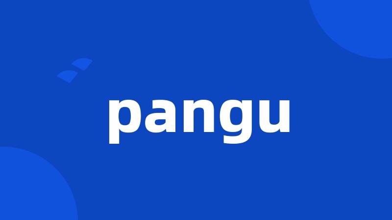 pangu