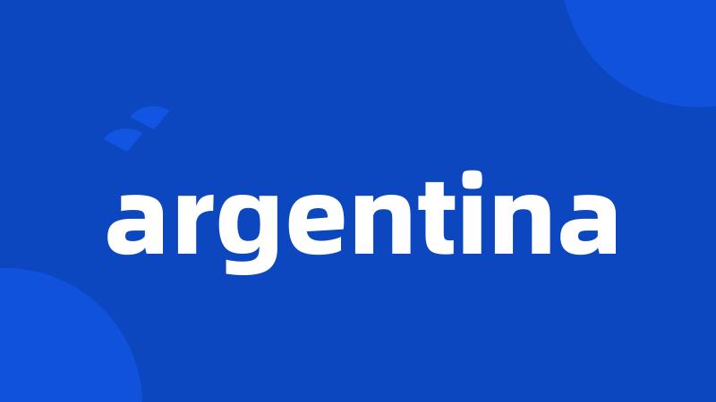 argentina