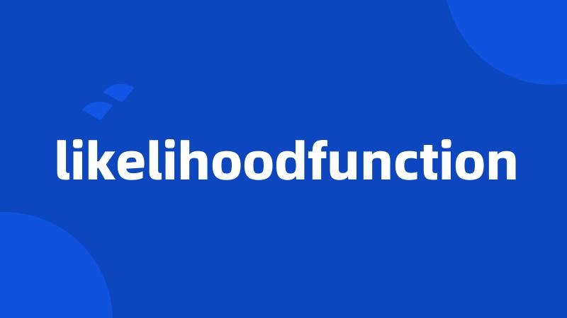 likelihoodfunction