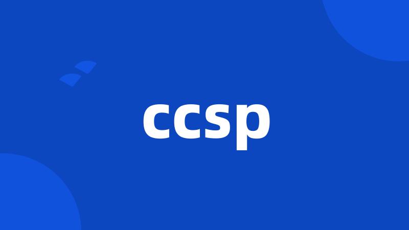 ccsp