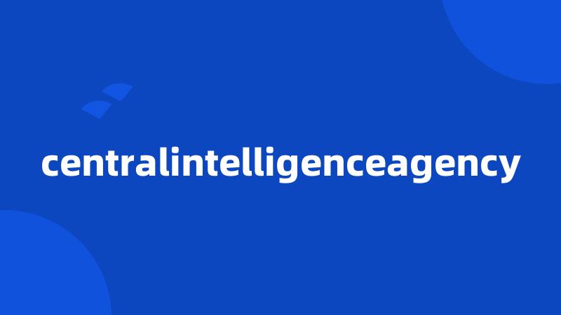 centralintelligenceagency