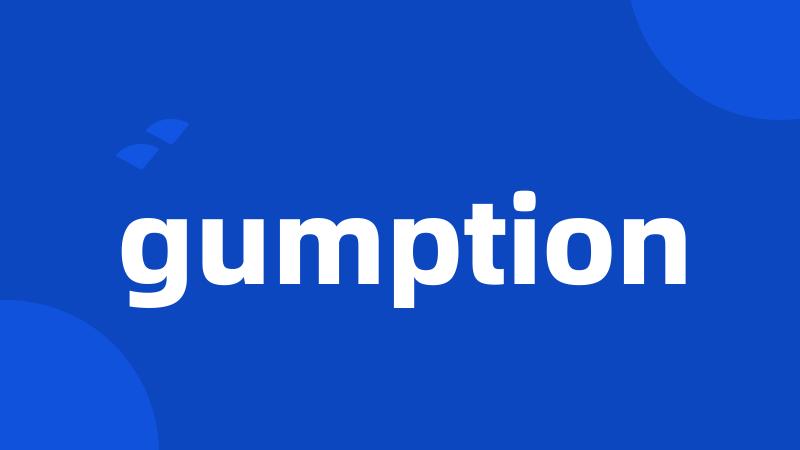 gumption