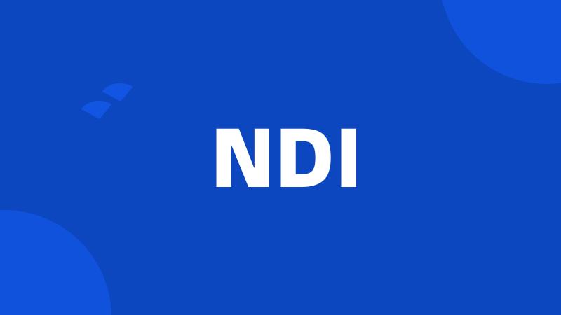 NDI