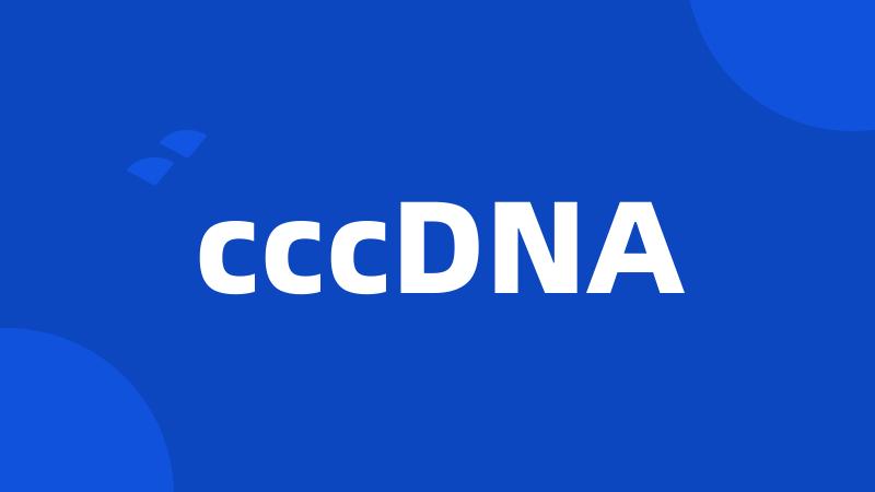 cccDNA