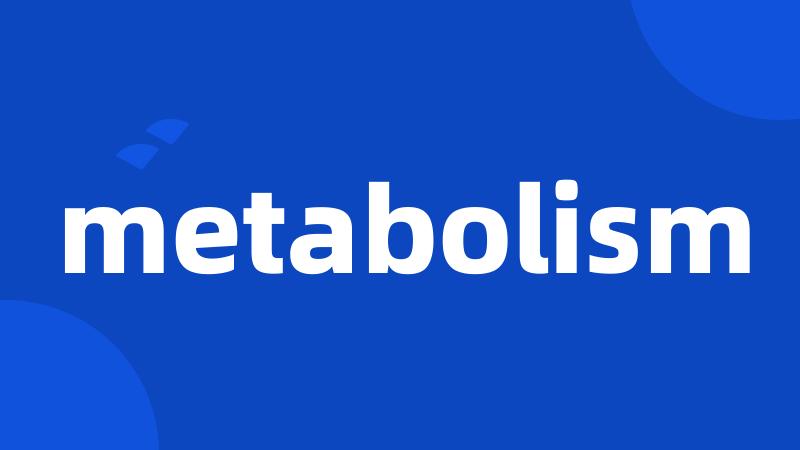 metabolism