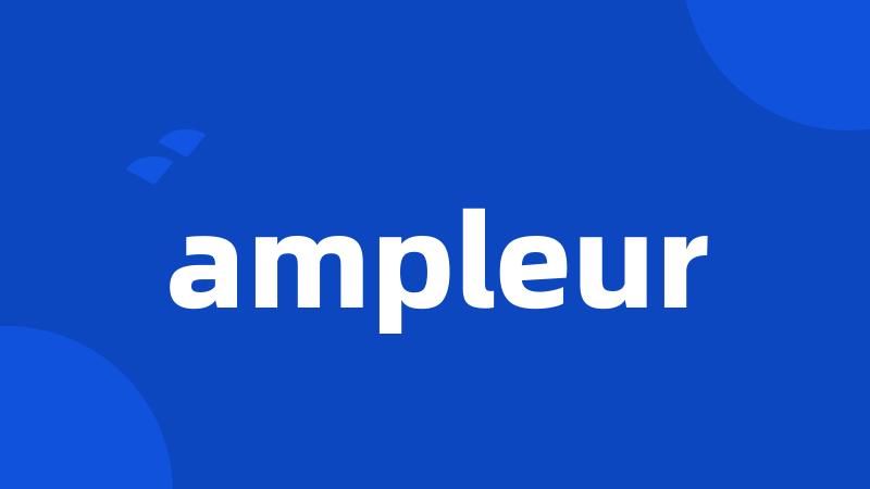 ampleur