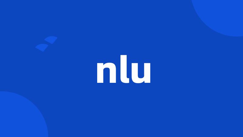 nlu