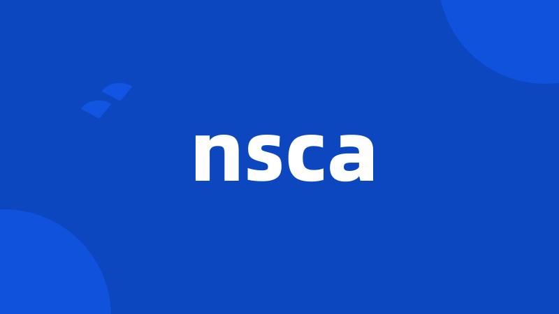 nsca