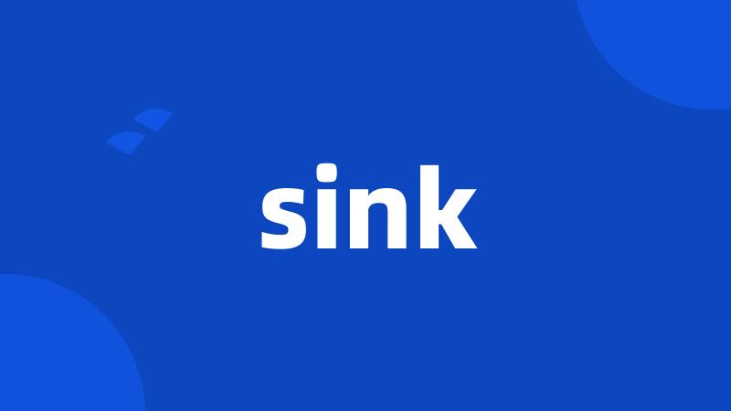 sink