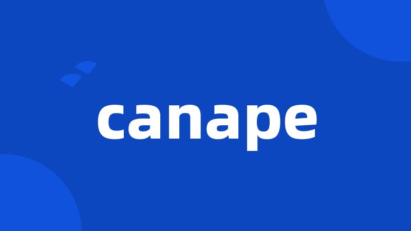 canape