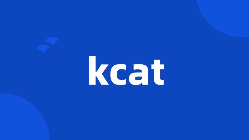 kcat