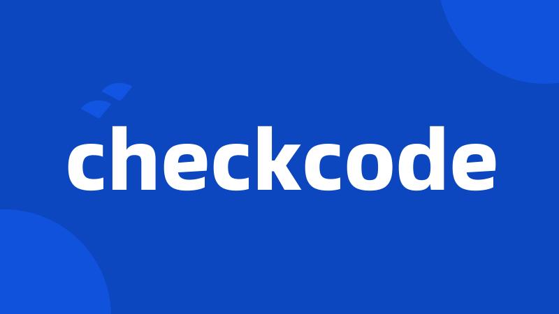 checkcode
