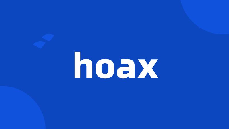 hoax