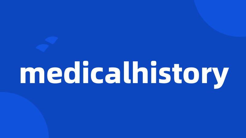 medicalhistory