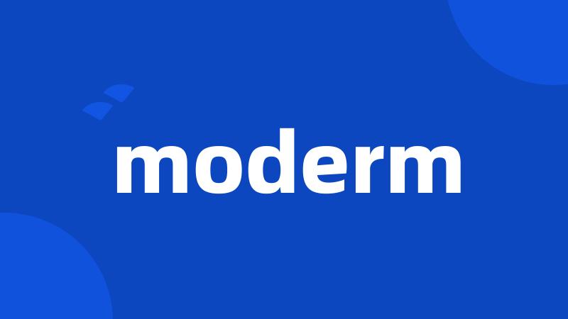 moderm