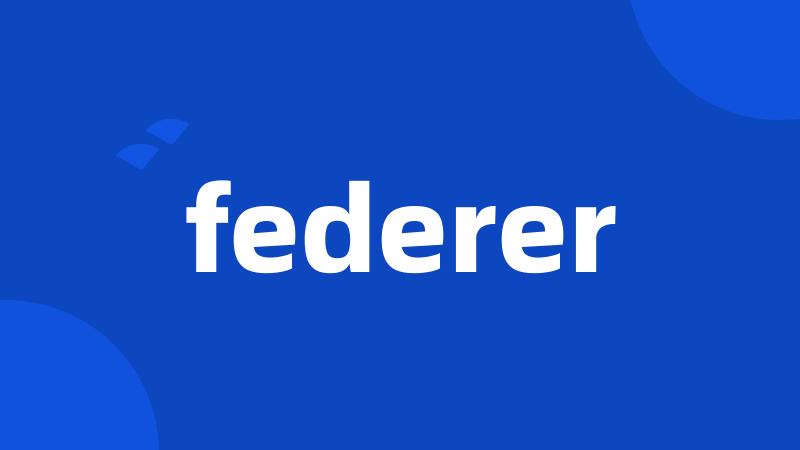 federer