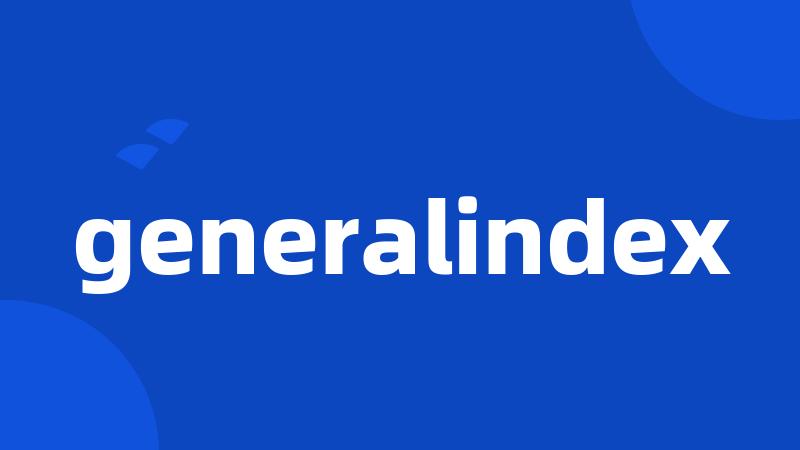 generalindex