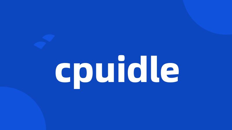 cpuidle