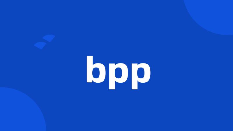 bpp