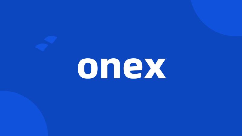 onex