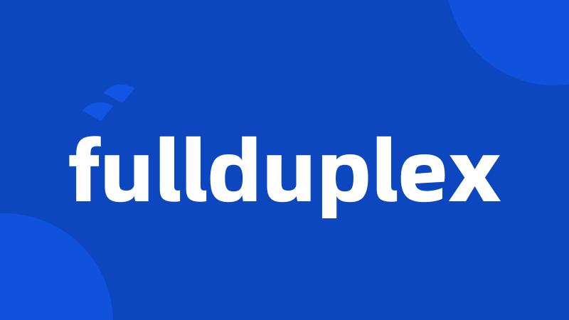fullduplex
